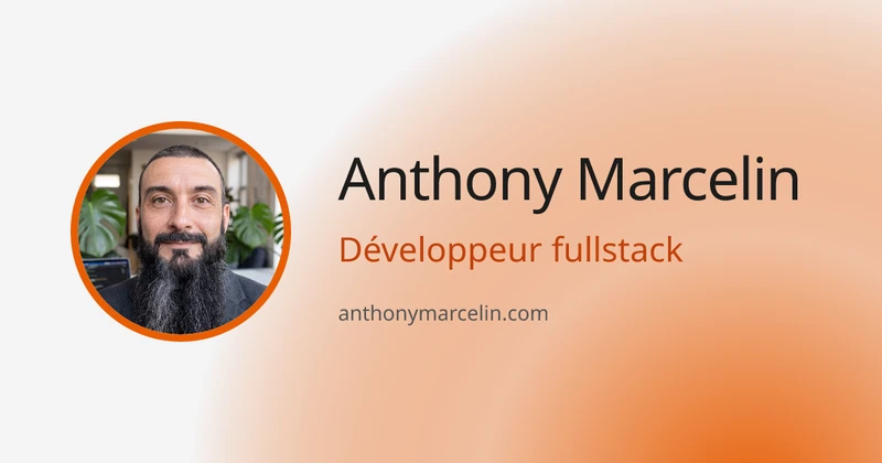 Capture du portfolio Anthony Marcelin, développeur fullstack